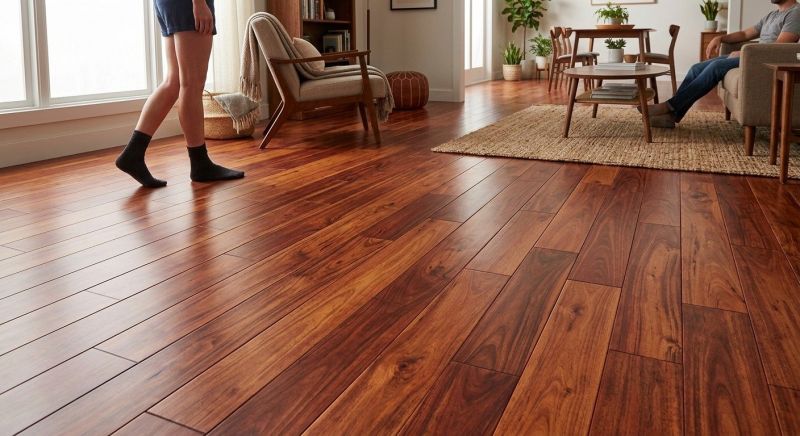 Cherry Floor Installation in Medina County, OH