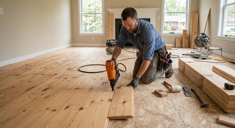 Hardwood Floor Installation in Fredericksburg, OH