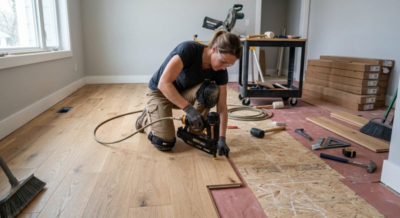 Hardwood Floor Installation in Perrysville, OH