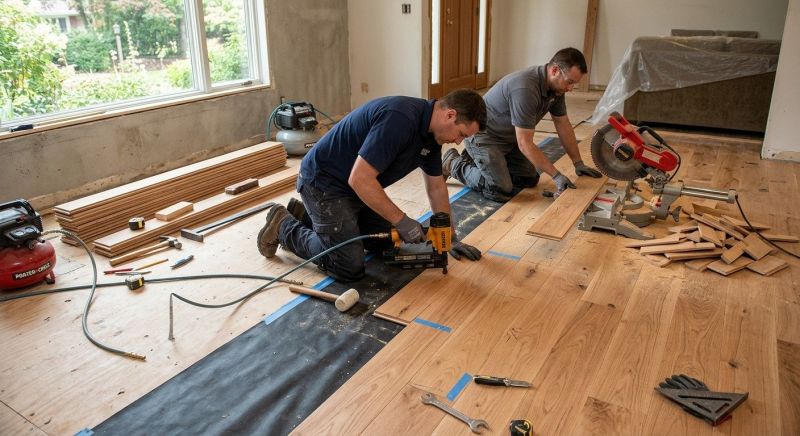 Hardwood Floor Installation in West Salem, OH