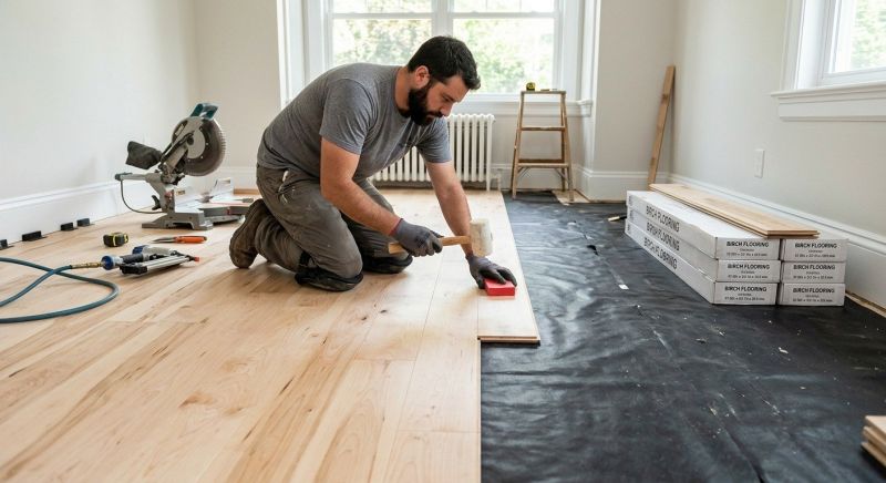 Maple Flooring Installation in Rittman, OH