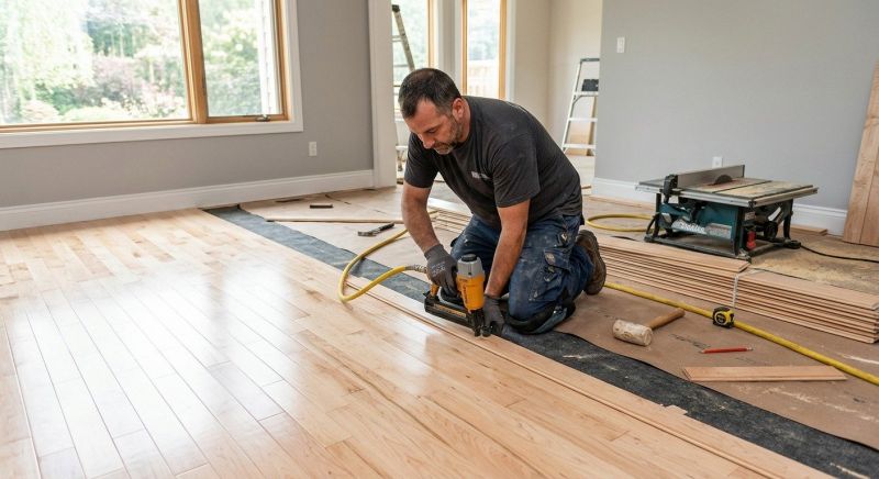 Maple Flooring Installation in Wadsworth, OH