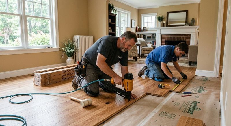 Oak Floor Installation in Killbuck, OH