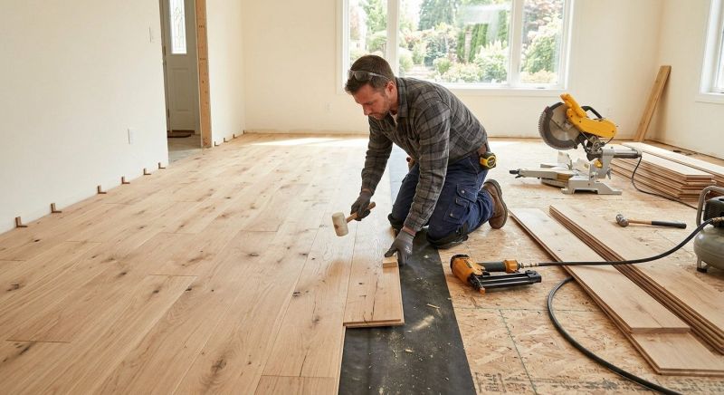 Oak Floor Installation in Stark County, OH