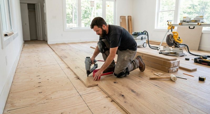 Oak Floor Replacement in Wooster, OH