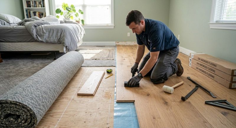 Oak Floor Replacement in Wooster, OH