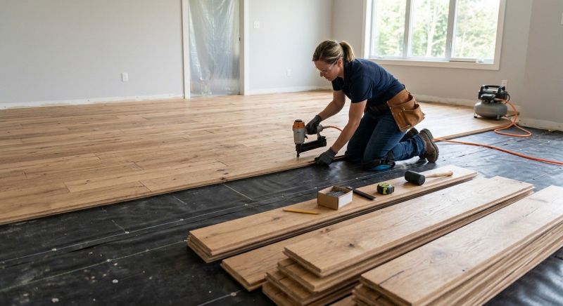 Plank Floor Installation in Wooster, OH
