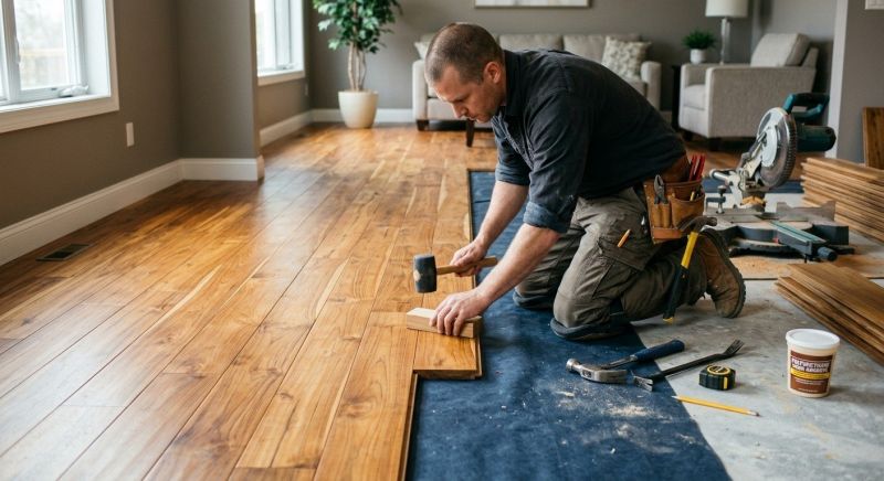 Teak Flooring Installation in Wooster, OH