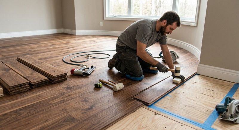 Walnut Flooring Installation in Wooster, OH