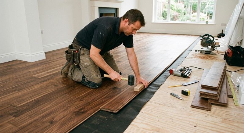 Walnut Flooring Installation in Wooster, OH