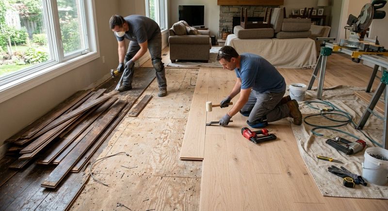 Wood Floor Replacement in Rittman, OH