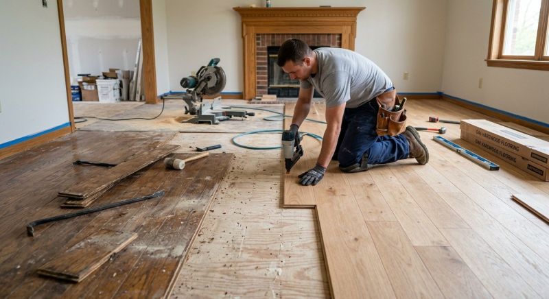 Wood Floor Replacement in Stark County, OH